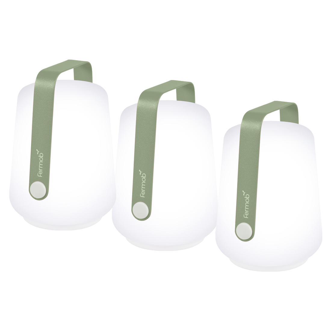 SET OF 3 LAMPS H.12 CM