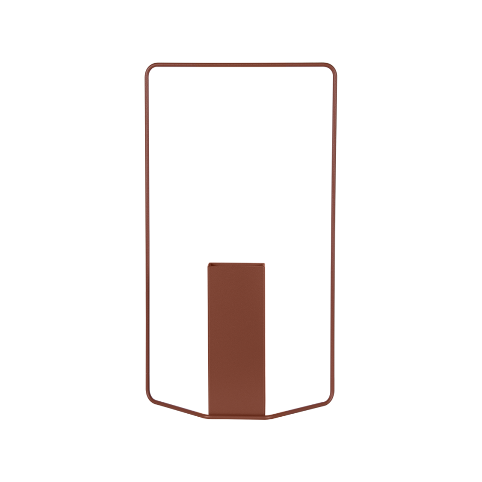 RECTANGULAR VASE H.62
