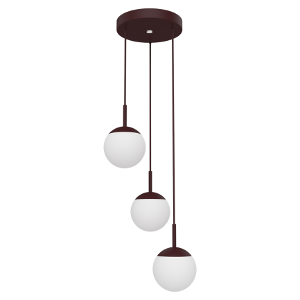 DRIEVOUDIGE HANGLAMPEN Ø15 CM