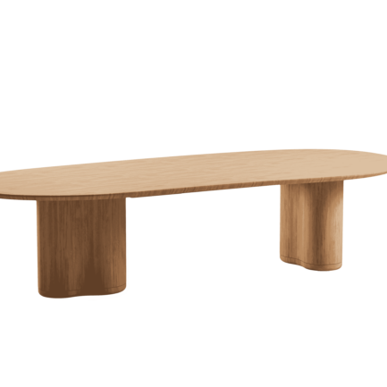 OGADO ORGANIC DINING TABLE TEAK